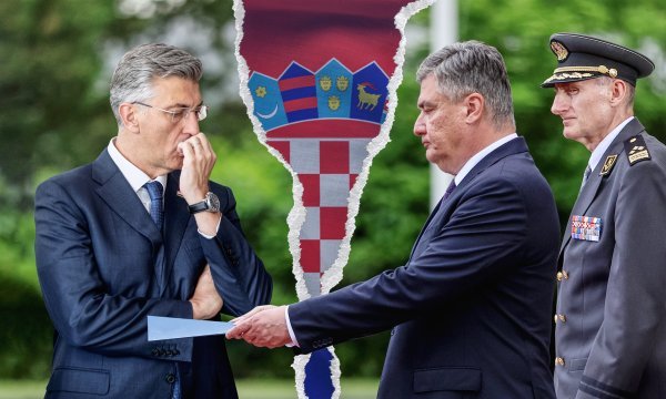Andrej Plenković, Zoran Milanović i Tihomir Kundid