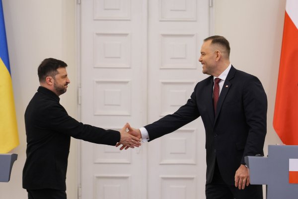 Volodimir Zelenski i Karol Nawrocki