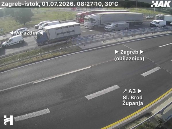 Kolona prema Zagrebu