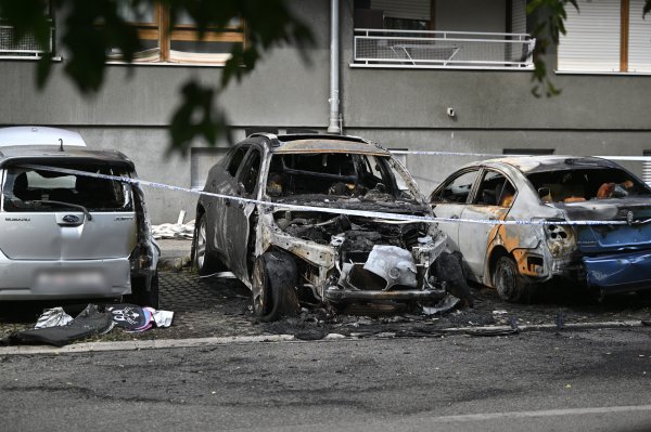 Požar automobila na Vrbanima