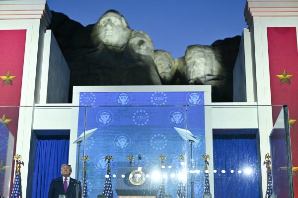 Donald Trump kod Mount Rushmore