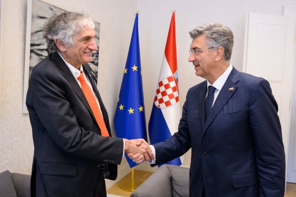Plenković primio nobelovca Johna Martinisa: 'Ponosni smo na njegove hrvatske korijene'