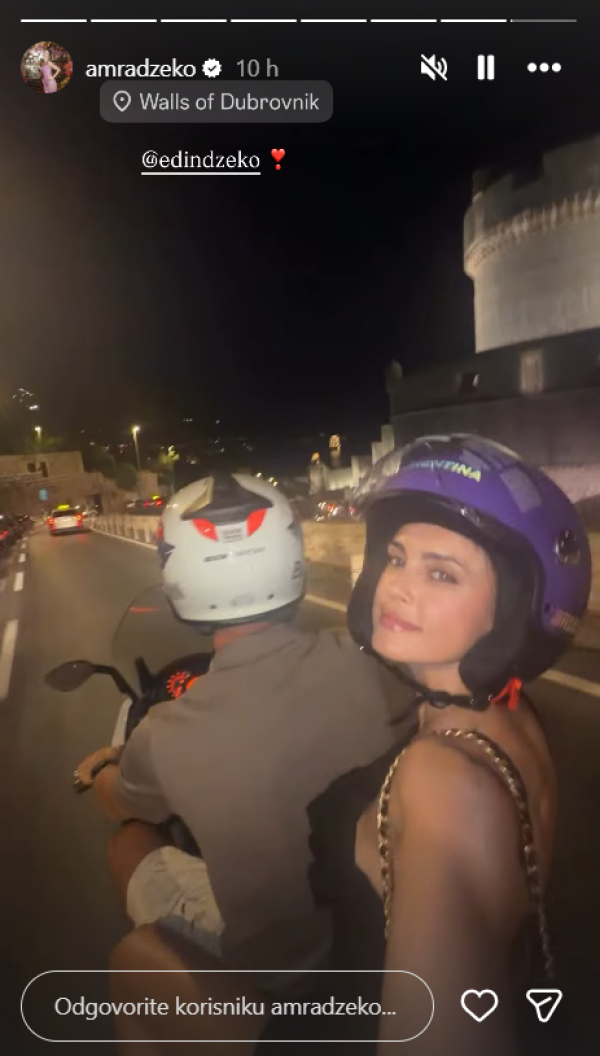 Amra i Edin Džeko u Dubrovniku