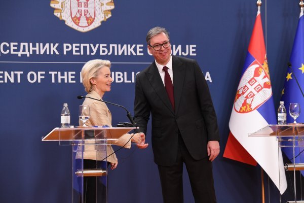 Ursula von der Leyen i Aleksandar Vučić