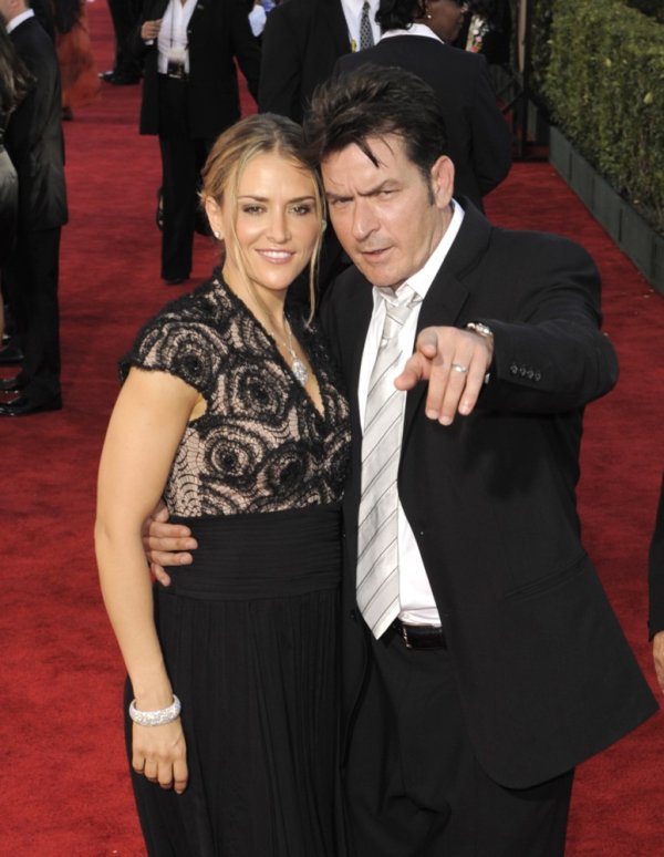 Charlie Sheen i Brooke Mueller, 2009.
