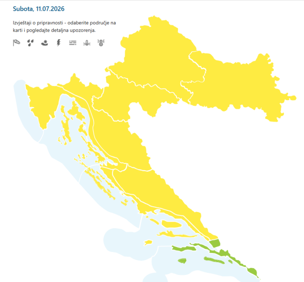 Žuti meteoalarm