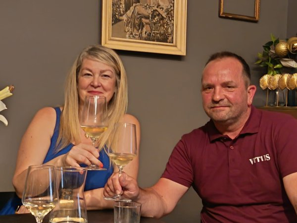Irena Lučić, diWine i Mladen Kantoci glavni enolog vinarije Vitus