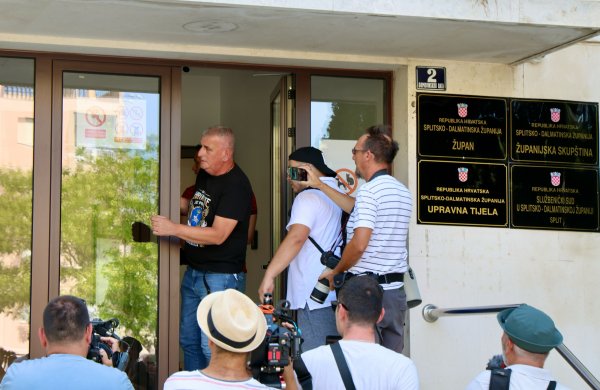 Miro Bulj u zgradi Splitsko-dalmatinske županije