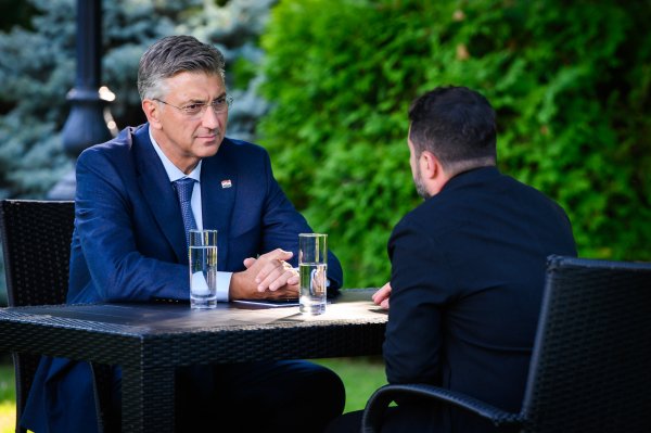 Andrej Plenković i Volodimir Zelenski