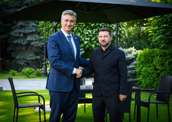 Andrej Plenković i Volodimir Zelenski