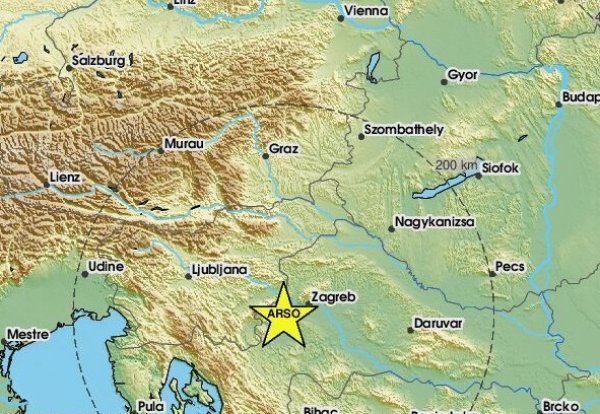 Potres nedaleko od Zagreba: Zabilježile su ga slovenske službe