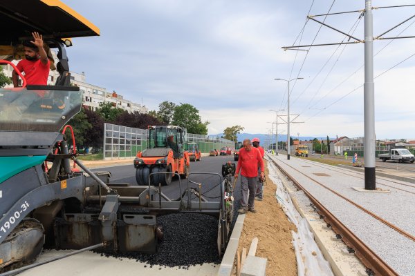 Obilazak radova na Sarajevskoj cesti