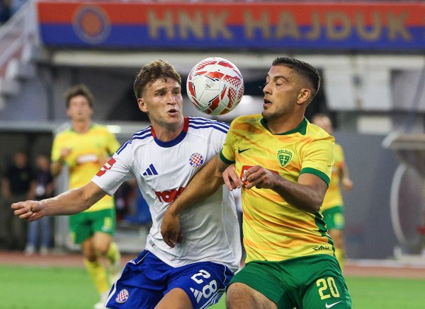 Hajduk je u dramatičnoj utakmici izgubio 2:1, ali ipak ide dalje. Pogledajte golove