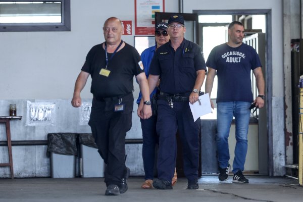 Uhićena Alma Boch dovedena na ispitivanje u USKOK