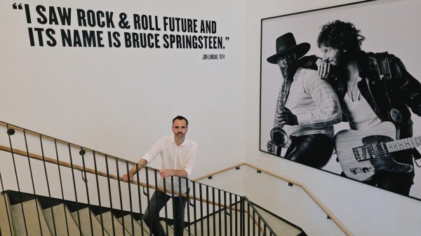 Bili su prva televizijska ekipa iz Europe u Bruce Springsteen Centru