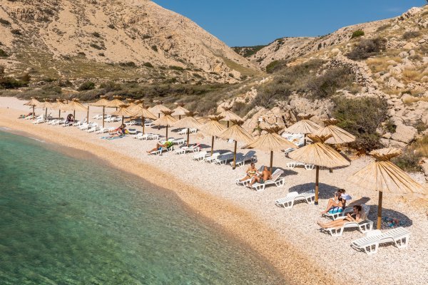 Plaža na Krku