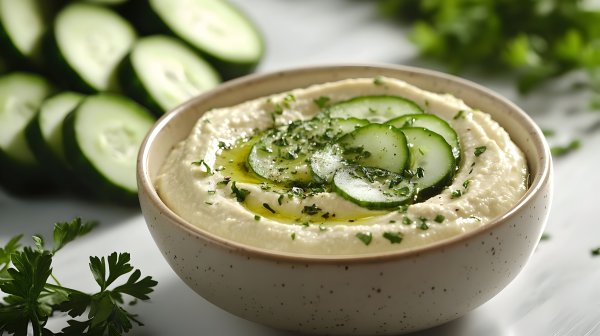 Dodatak sirove tikvice čini humus laganijim i sočnijim