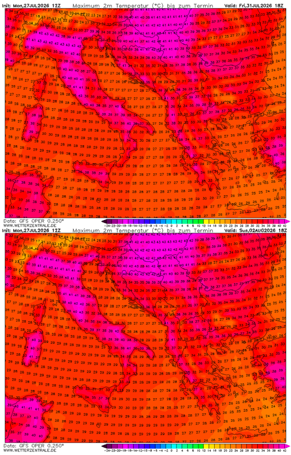 Temperature koje očekuju područje Hrvatske i regije