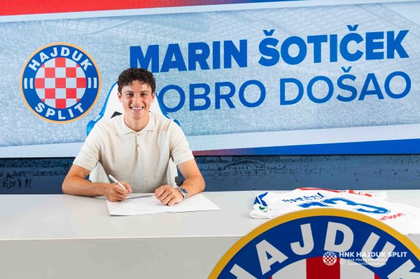 Marin Šotiček predstavio se Hajduku: 'Jako mi se sviđa Garcijin nogomet'