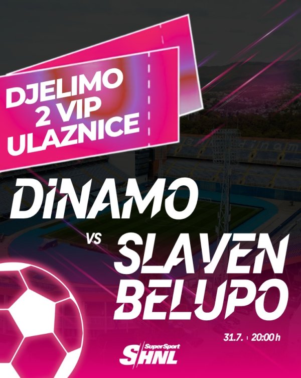 Pravila nagradnog natječaja 'Darujemo 2 VIP ulaznice za Dinamo – Slaven Belupo!'