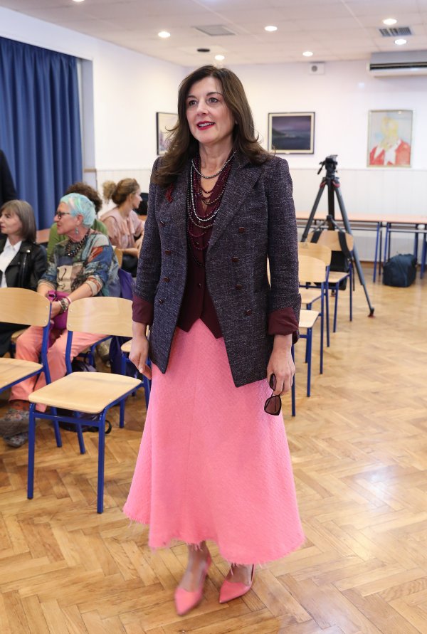 Sanja Musić Milanović na predstavljanju rezultata 'Pomozi Da' povodom Svjetskog dana mentalnog zdravlja  2024. godine