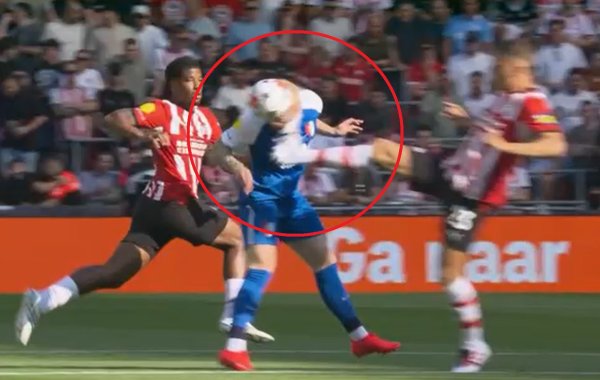 Pogledajte brutalni start Perišićeva suigrača: Kopačkom mu razbio glavu pa dobio crveni
