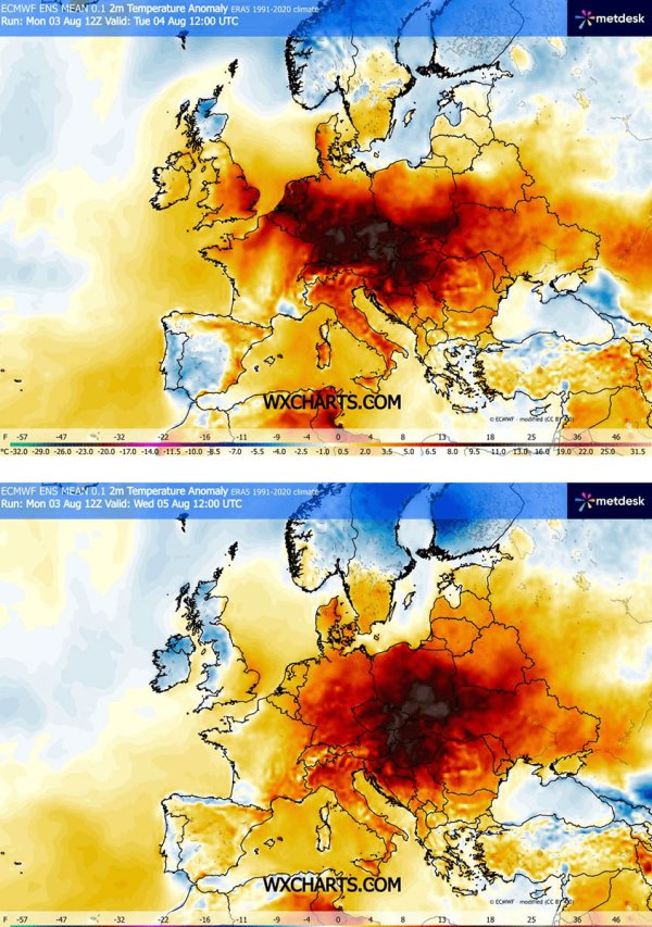 Toplinska kupola nad Europom