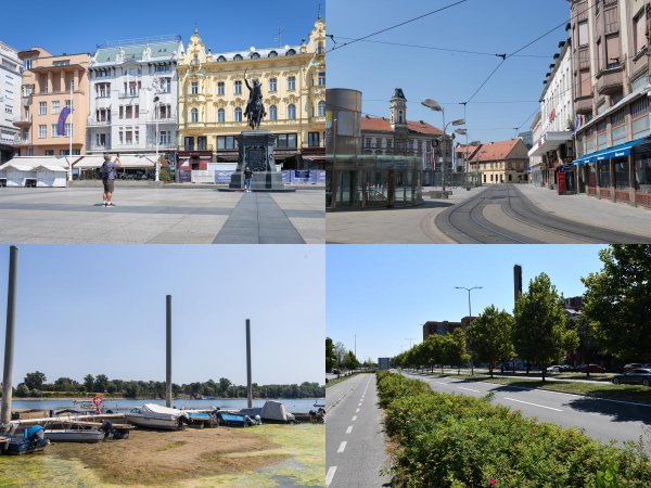 Puste ulice, čamci na suhom: Ovako izgleda Hrvatska na paklenih +40
