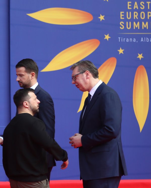 Volodimir Zelenski i Aleksandar Vučić