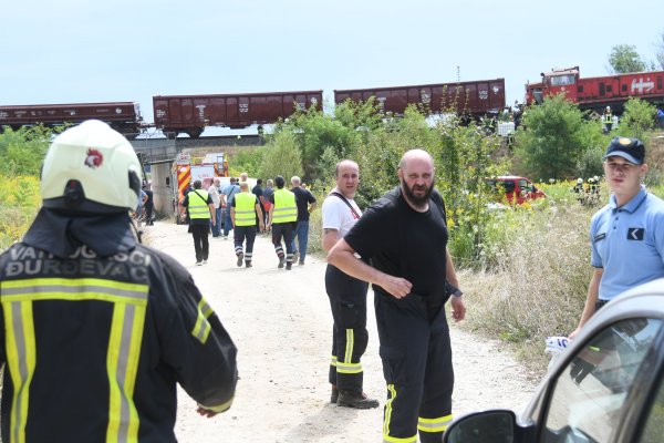 Sudar vlakova kod Križevaca