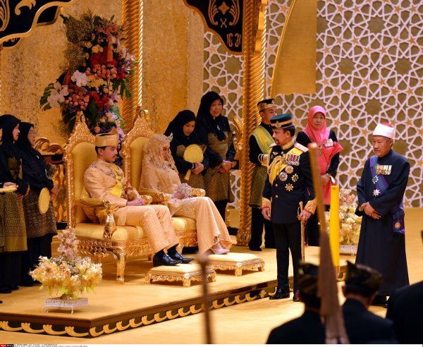 Brunejski sultan Hassanal Bolkiah na kraljevskom vjenčanju