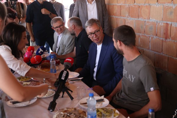 Aleksandar Vučić u Bunaru kod Jagodine