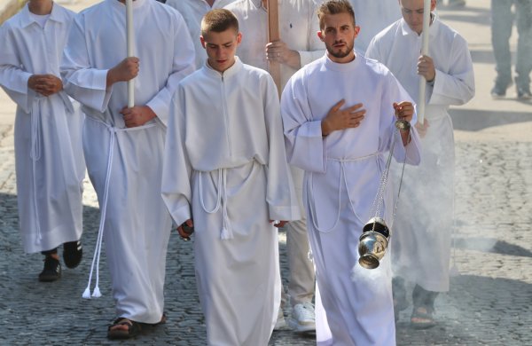 Procesija na blagdan Velike Gospe u Sinju