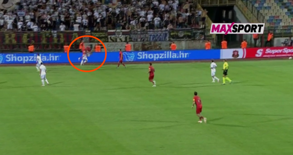 Ovo je izgledalo ružno: Pogledajte brutalan start igrača Gorice na mladu nadu Hajduka