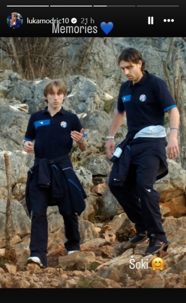 Luka Modrić i Tomo Šokota