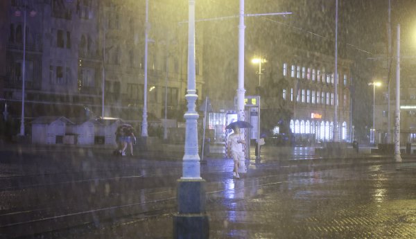 Kiša je oprala Zagreb