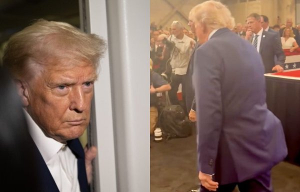 Svi se zagledali u Trumpovu stražnjicu: Neobičan oblik potaknuo nagađanja o njegovu zdravlju