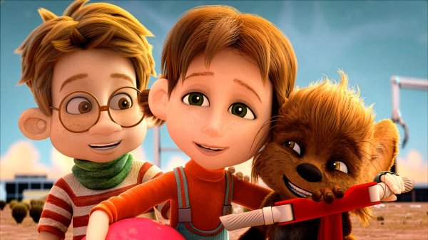 Animirani film 'Kristalni planet', likovi Edi, Rea i Burgi