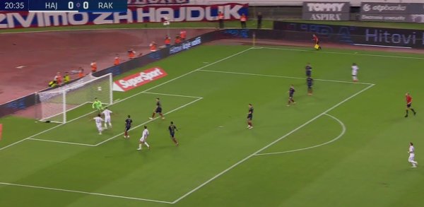 Erupcija na Poljudu: Pogledajte sjajnu akciju nakon koje je Hajduk poveo protiv Rakowa