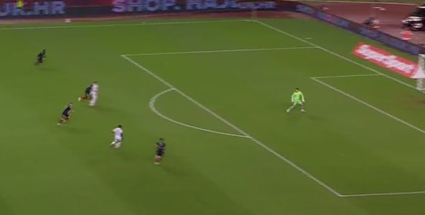 Hajduk je propustio meč-loptu: Pogledajte veliki promašaj Bambe
