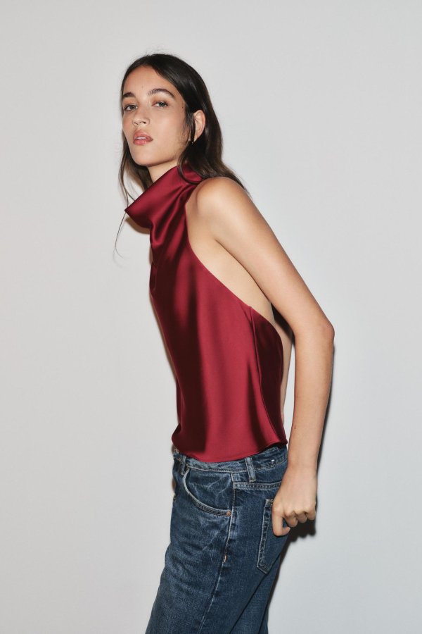 Zara satenski top