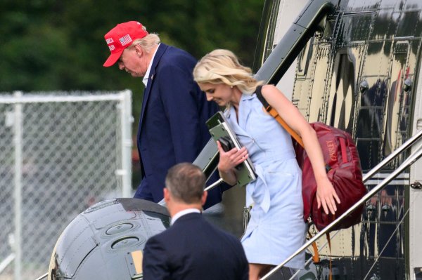 Natalie Harp i Donald Trump