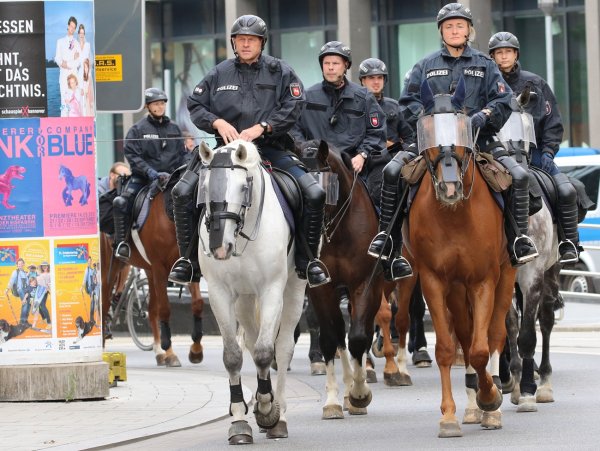 Kaos u Njemačkoj! Policija na konjima ušla na nogometni teren