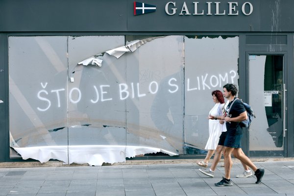 Grafit u Zagrebu: 'Što je bilo s Likom?'