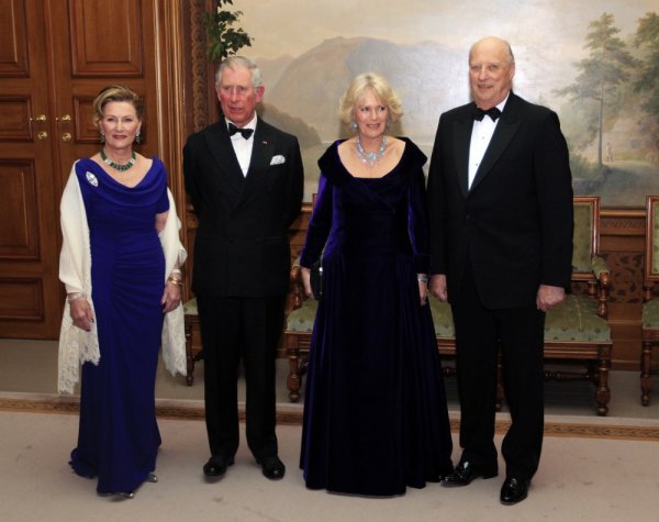 Kraljica Sonja, kralj Charles, kraljica Camilla, kralj Harald