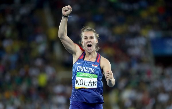 Kolak bacila koplje dalje nego kada je uzela europsko zlato, ali sada je uzela tek broncu