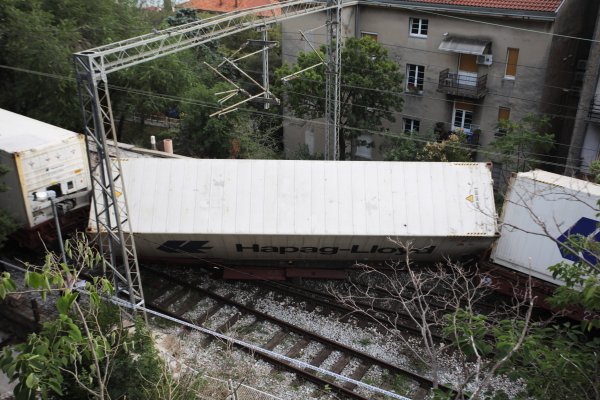Iskakanje vlaka u Rijeci