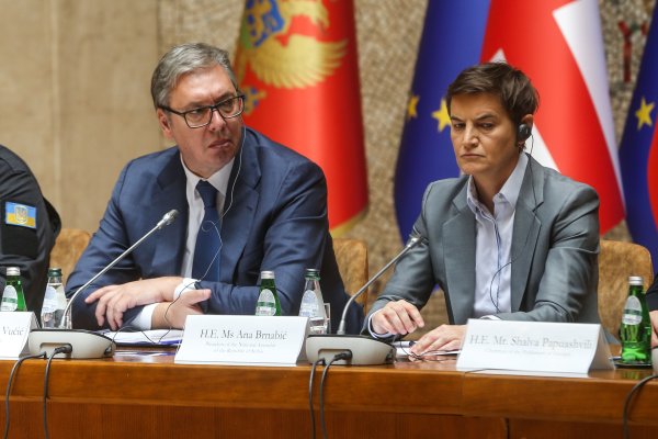 Aleksandar Vučić i Ana Brnabić