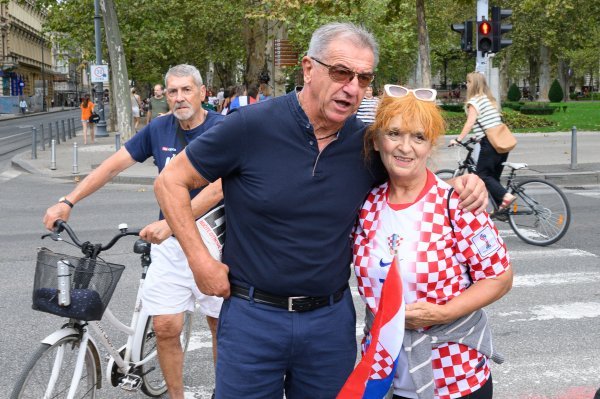 Darko Milinović na prosvjedu