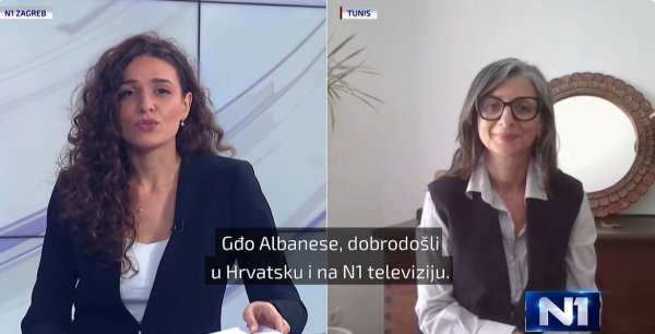 Razgovor s intervju s Francescom Albanese na N1 